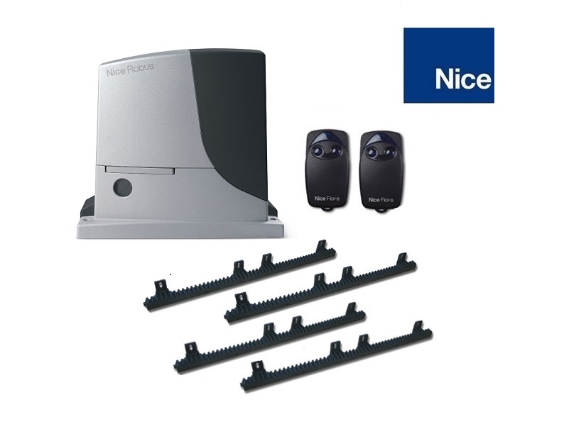 Italian-made Nice Robus 600 electric gate motor with BlueBUS technology.